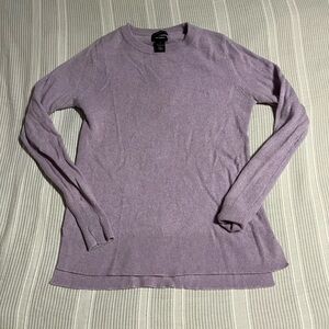 Halogen Lavender Cashmere Sweater